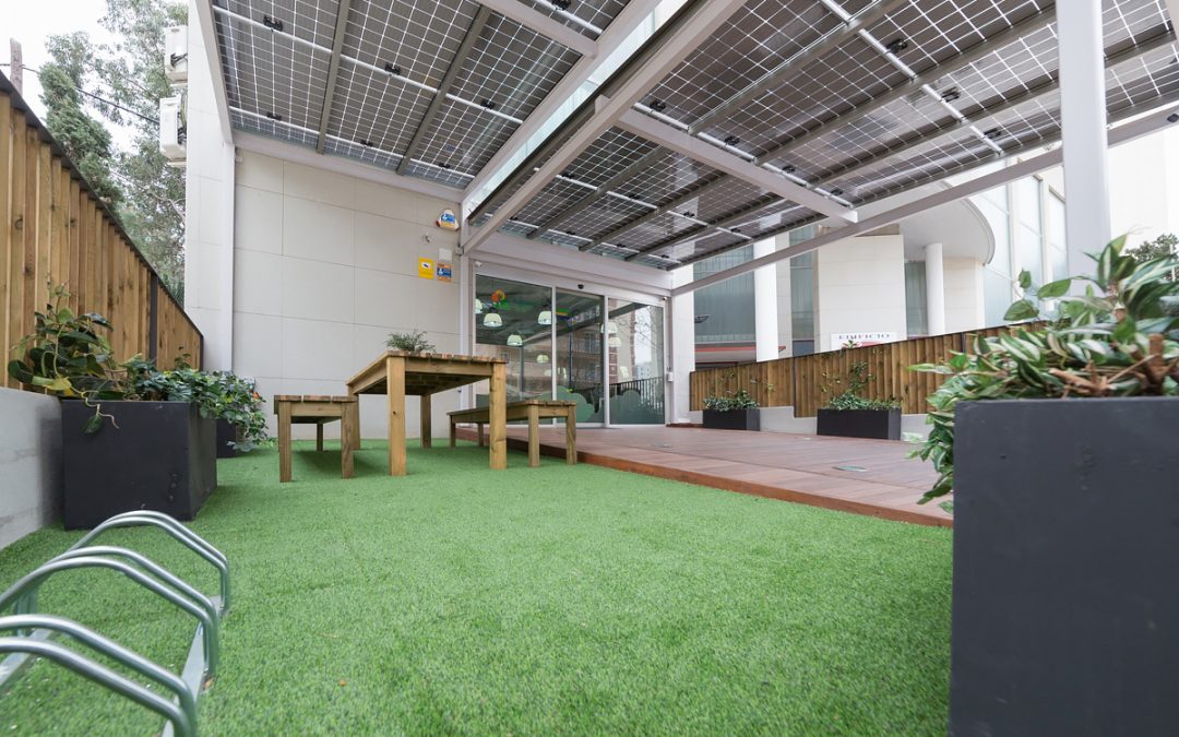 Baterías en las oficinas centrales de Cubierta Solar