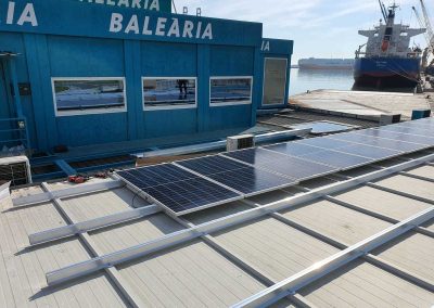 Instalación fotovoltaica en Baleària
