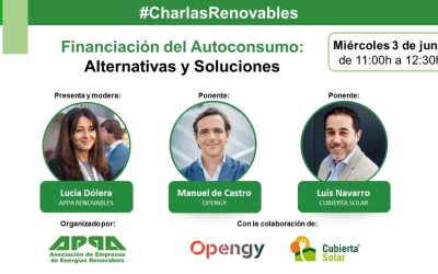 Participamos en las Charlas Renovables de la Asociación de Empresas de Energías Renovables