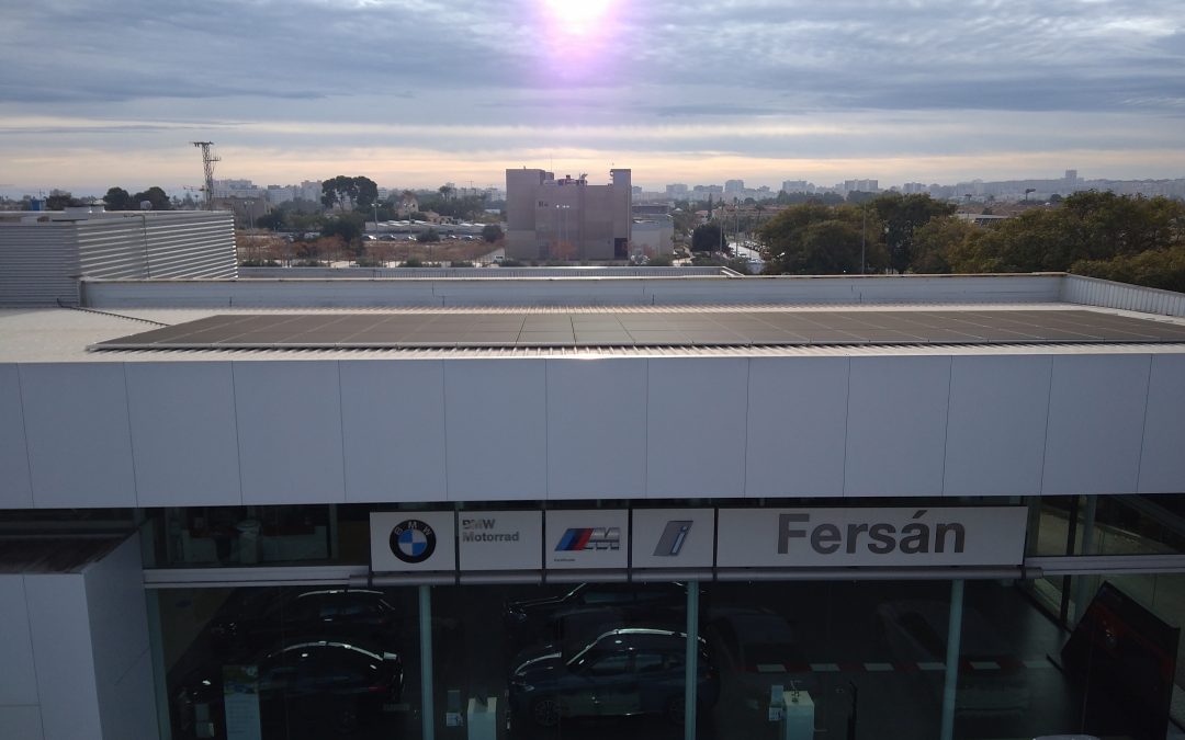Instalación fotovoltaica BMW Fersán San Juan