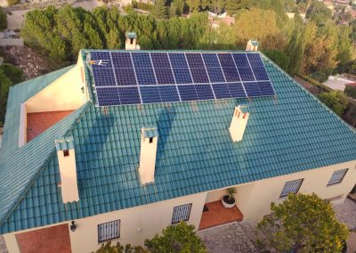 Instalación fotovoltaica en Cocentaina