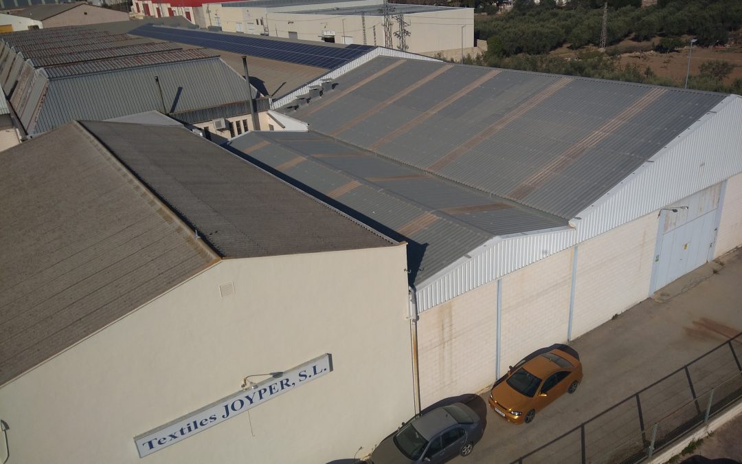 Instalación fotovoltaica Textiles Joyper
