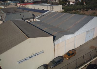 Instalación fotovoltaica Textiles Joyper