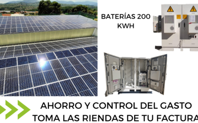 Autoconsumo y baterías, ahorro y control del gasto