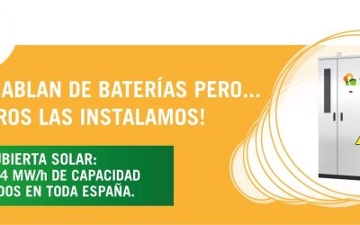 Todos hablan de baterías; nosotros las instalamos