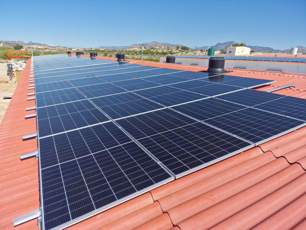 Instalación fotovoltaica en granja para Porcisan (Fortuna)